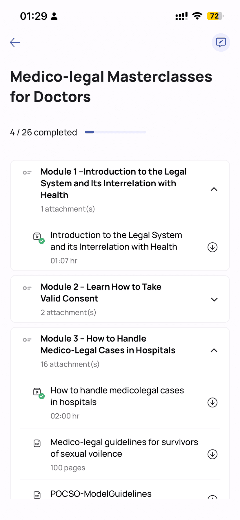 Step 5: Select Module and Play